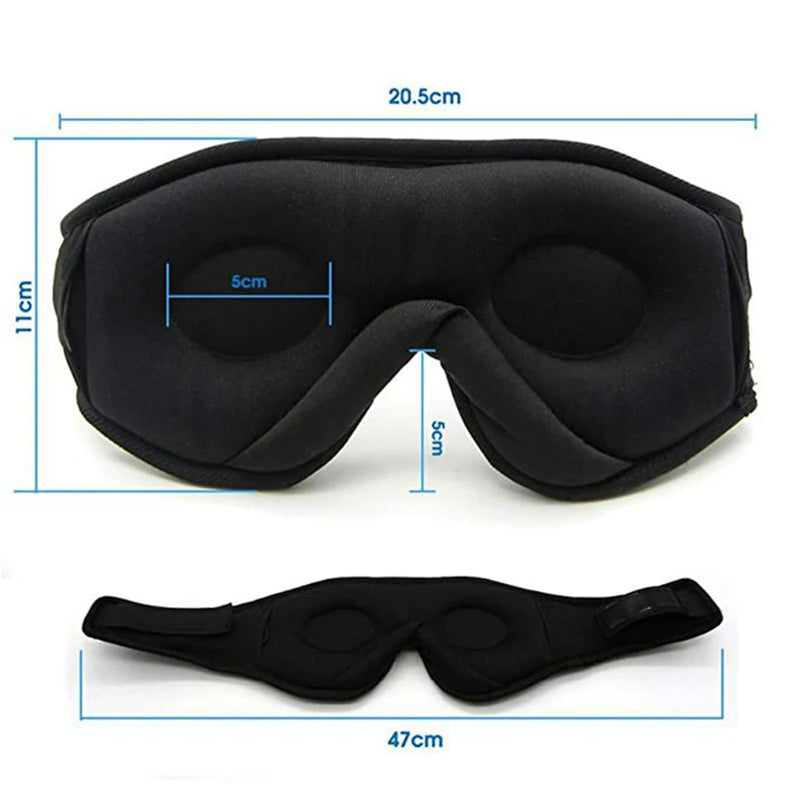 Mask For Sleep Headphones Bluetooth 3D Eye Mask Music Play Sleeping Headphones with Built-in HD Speaker