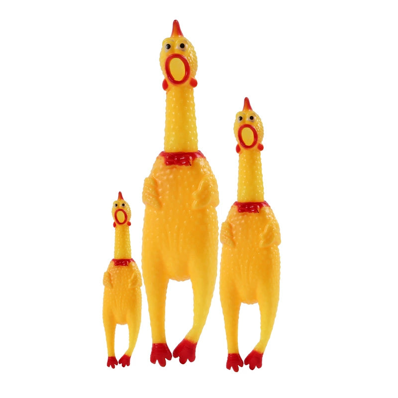 Screaming Chicken Screaming Chicken Toy Chicken Decompression Sound Strange Chicken Desperate Screaming Fighting Chicken Dog Bite-Resistant Toys