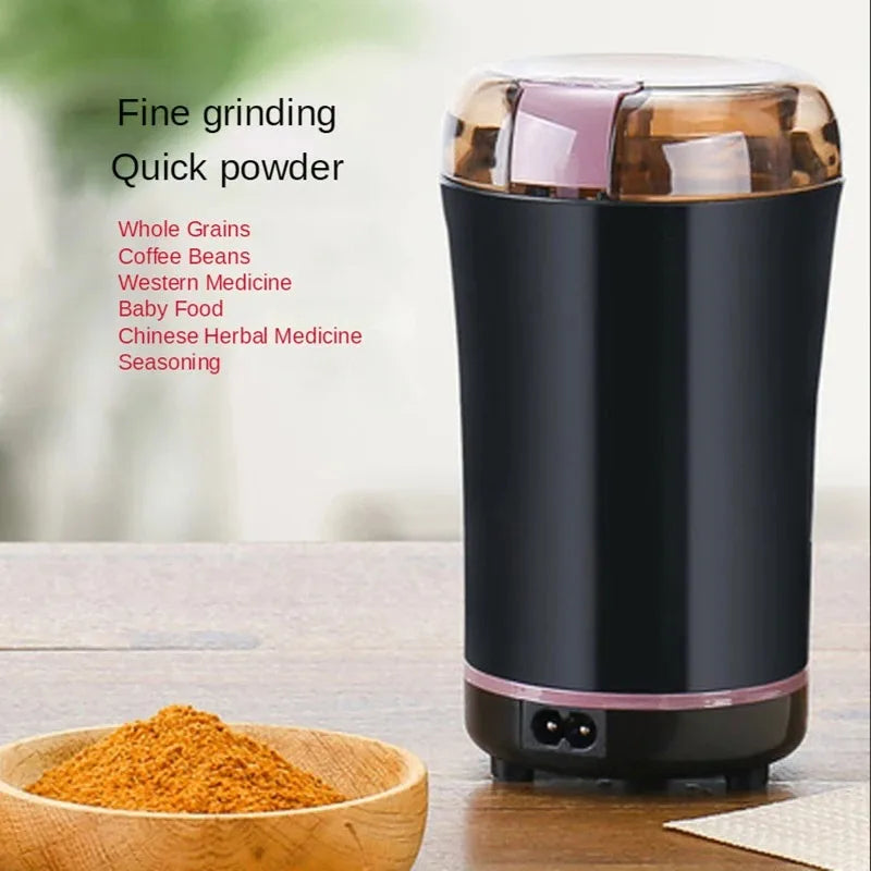 Electric Coffee Grinder Mini Grain Crusher Spice Mill Grinder Herb Coffee Bean Grinder Pulverizer One Blade