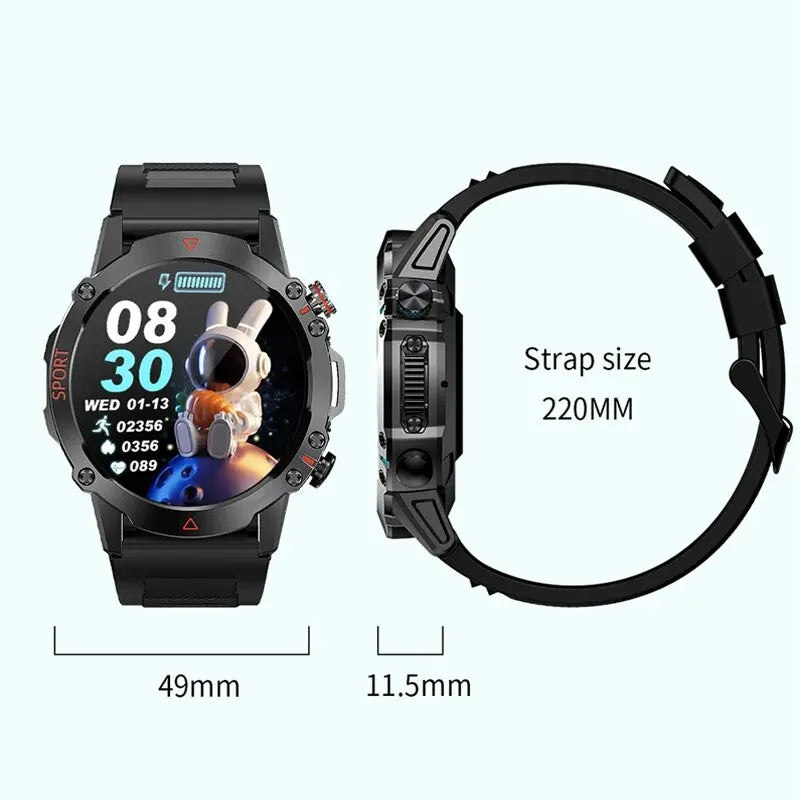 Smart Watches Men 1.53 S611 Electronic Smartwatch For Women Bluetooth Calls 100+Sports Watch Outdoors Waterproof Wristwatch Gift