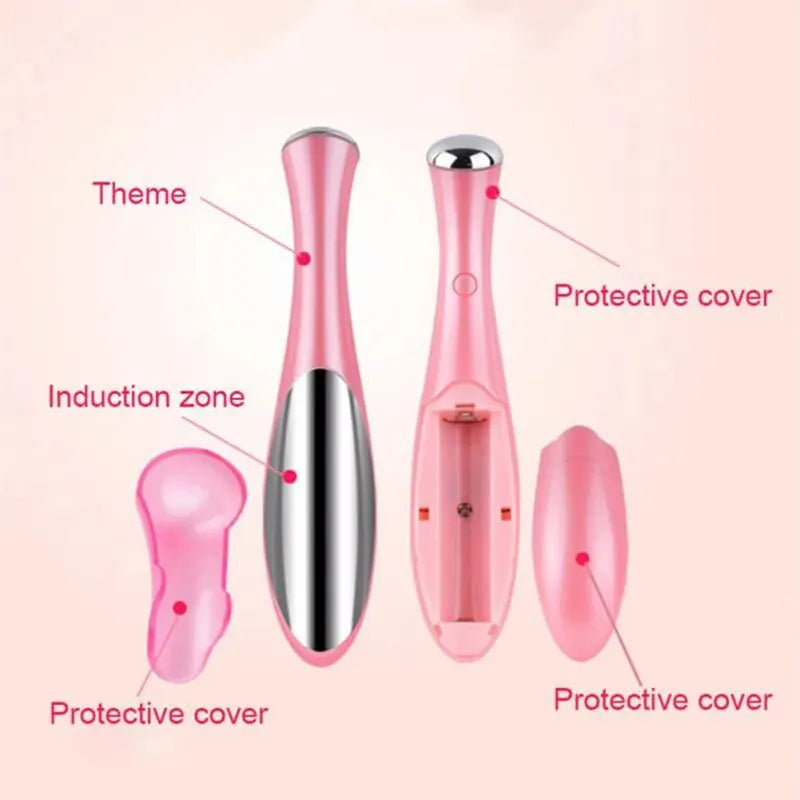 Portable Eye Massager Electric Vibration Wrinkle Anti-Ageing Eye Massage Dark Circle Removal Beauty Face Eye Care Pen