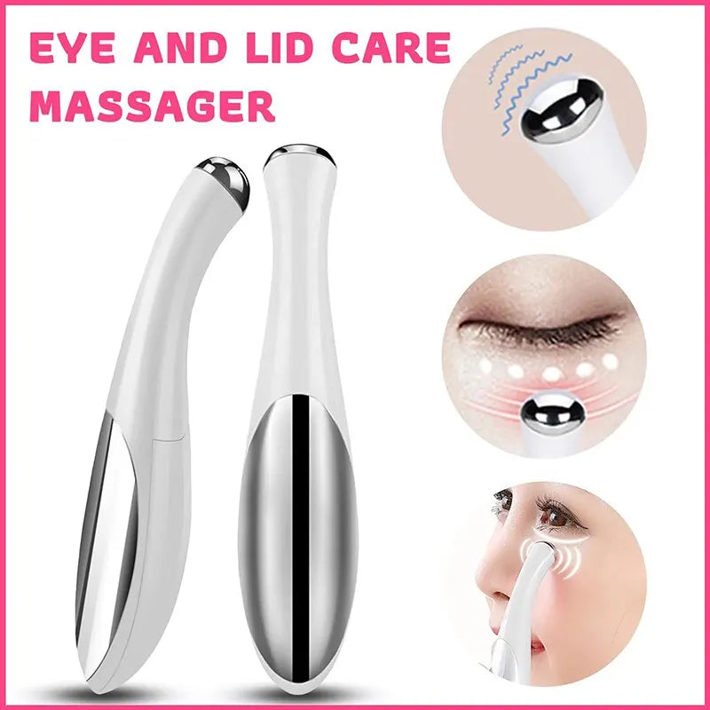 Portable Eye Massager Electric Vibration Wrinkle Anti-Ageing Eye Massage Dark Circle Removal Beauty Face Eye Care Pen