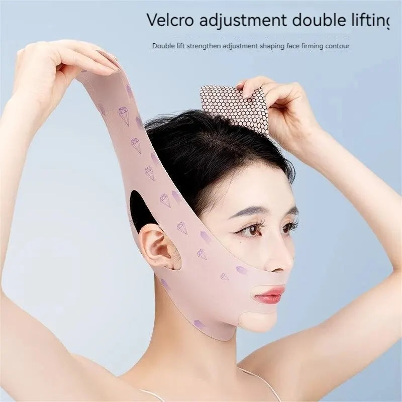 Slimming Bandage Lifting And Firming To Improve Lines Tightening Apple Muscle Double Lifting Sleep Slimming Device V Face Masks