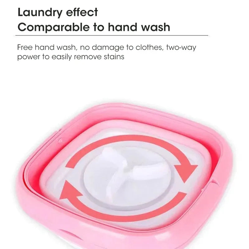 Folding Washing Machine Portable Washing Machine Mini Washing Machine With Drying Centrifuge For Washing Clothes Socks Underwear