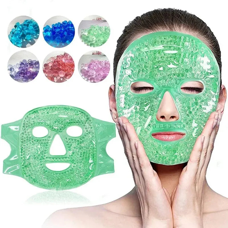 Reusable Cold Hot Compress Beauty Mask Eliminate Edema Stress Relief Dark Circles Remover Ice Gel Eye Face Mask SPA Massager