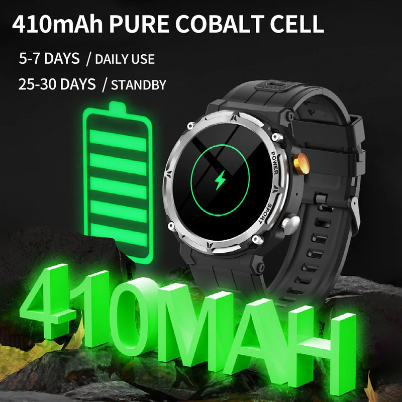 MISIRUN C21Pro Smart Watch Men Outdoor Sport Smartwatch BT Call Voice Assistant Watch Heart Rate Monitor Waterproof Wristwatch