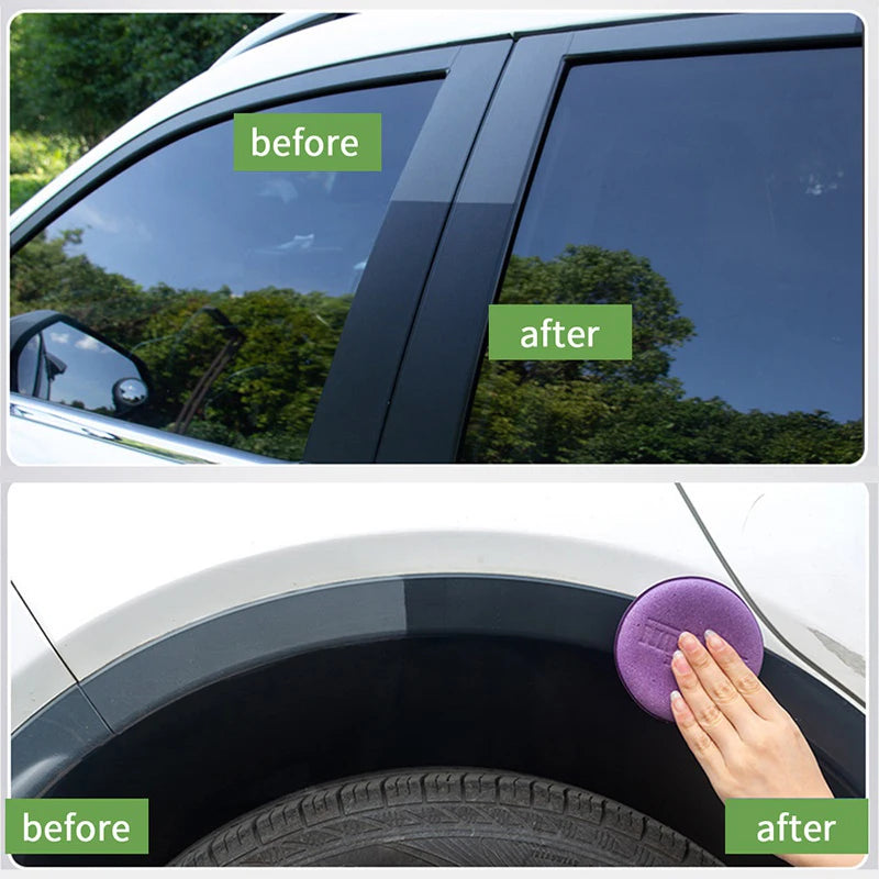 Plastic Restorer Back To Black Gloss Car Cleaning Products Auto Polish And Repair Coating  Renovator For Car Detailing HGKJ 24