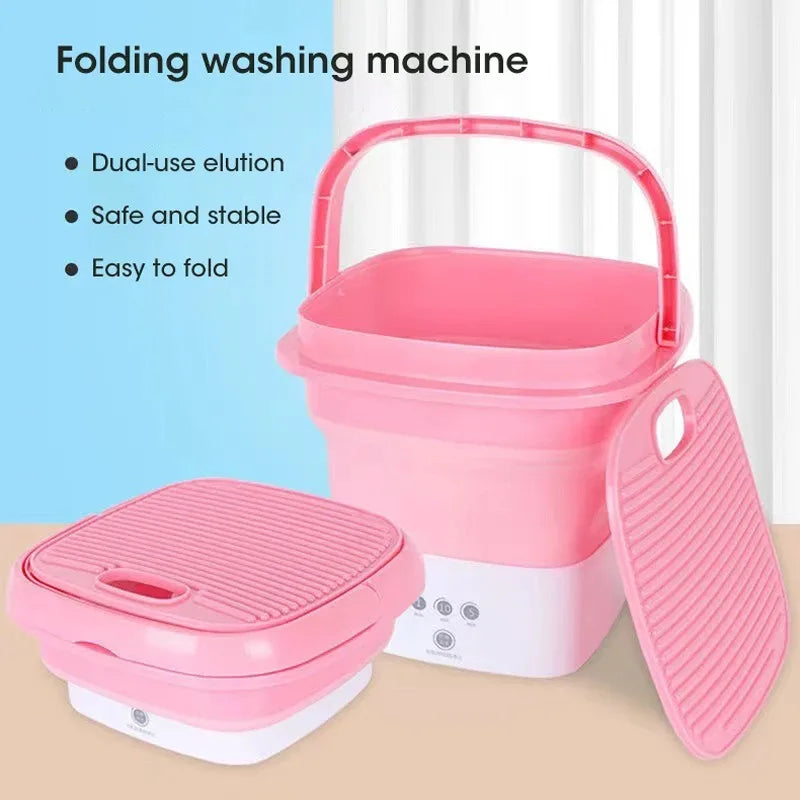 Folding Washing Machine Portable Washing Machine Mini Washing Machine With Drying Centrifuge For Washing Clothes Socks Underwear