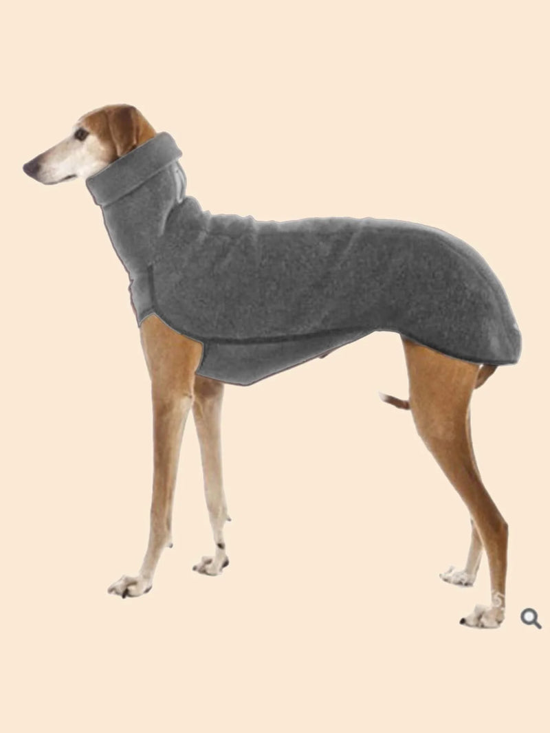 Greyhound Clothes, Dog Winter Coat Pajamas Onesies  Turtleneck Stretch Greyhound Apparel Pet Clothes Coat Outfit for Medium, Lar