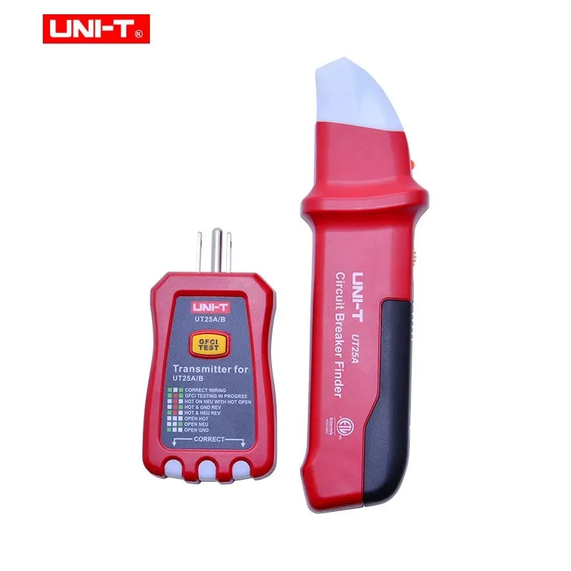 UNI-T Professional Automatic Circuit Breaker Finder Socket Tester Electrician Diagnostic-tool with LED Indicator UT25A