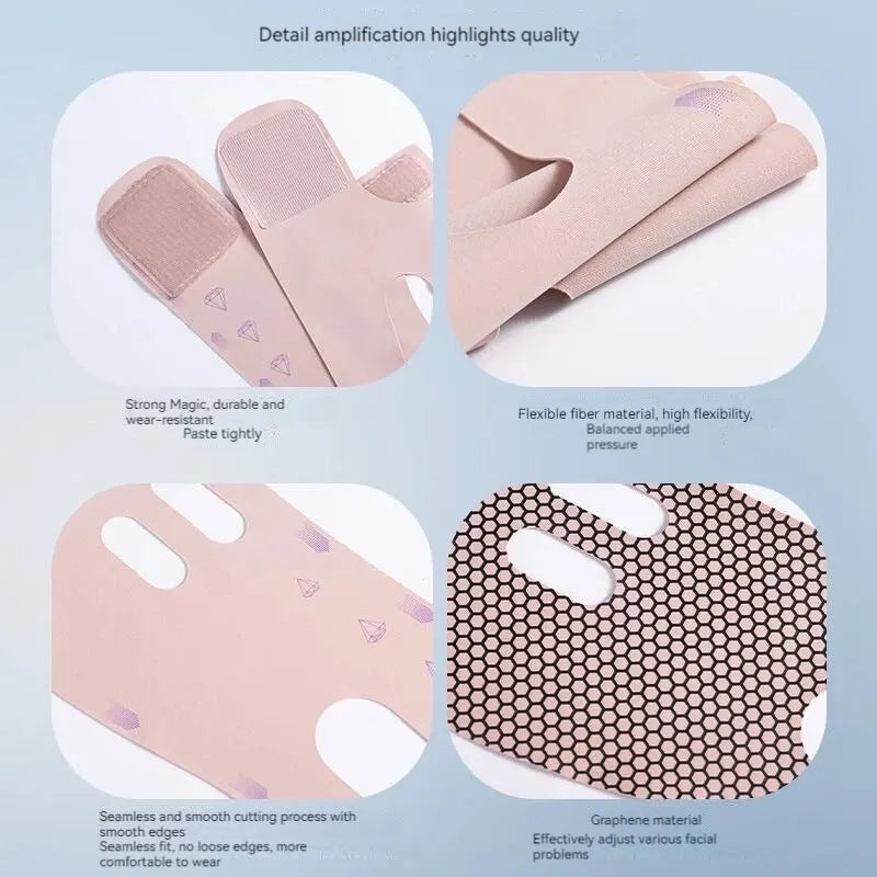 Slimming Bandage Lifting And Firming To Improve Lines Tightening Apple Muscle Double Lifting Sleep Slimming Device V Face Masks