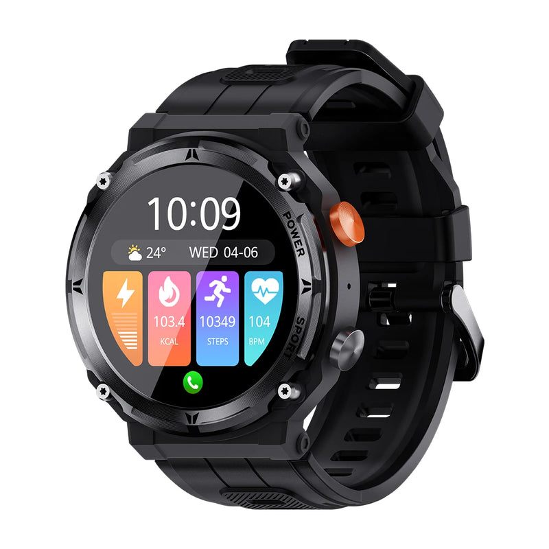 MISIRUN C21Pro Smart Watch Men Outdoor Sport Smartwatch BT Call Voice Assistant Watch Heart Rate Monitor Waterproof Wristwatch