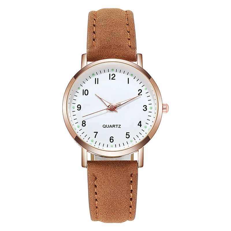 NEW Watch Women Fashion Casual Leather Belt Watches Simple Ladies' Small Dial Quartz Clock Dress Wristwatches Reloj mujer