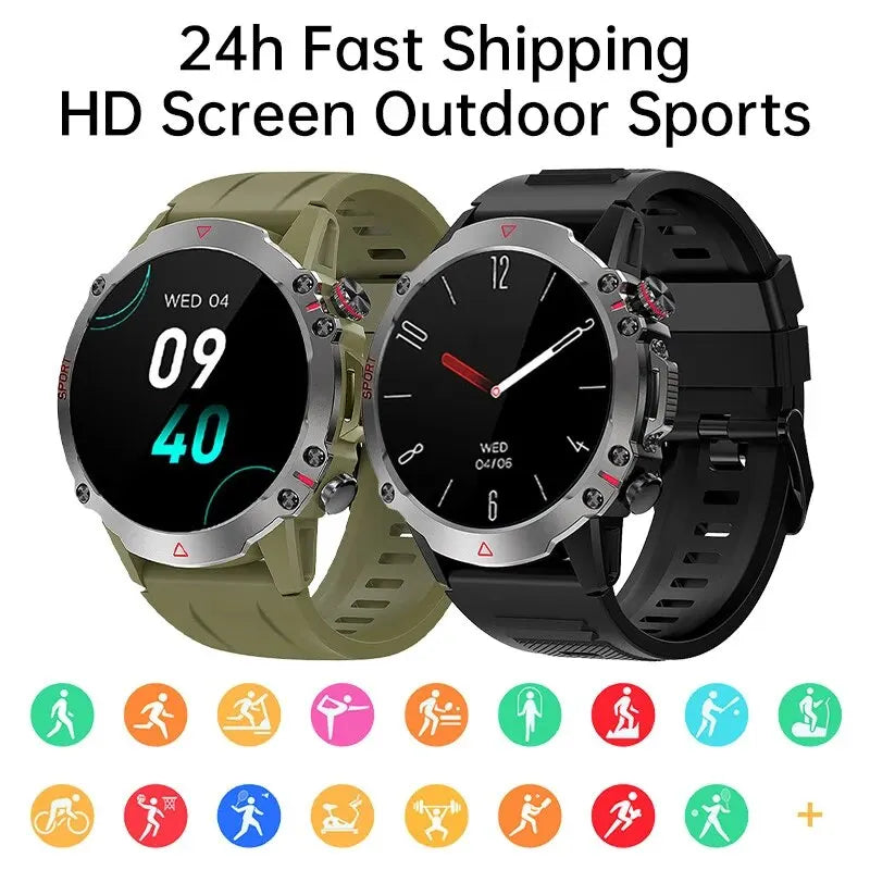 Smart Watches Men 1.53 S611 Electronic Smartwatch For Women Bluetooth Calls 100+Sports Watch Outdoors Waterproof Wristwatch Gift